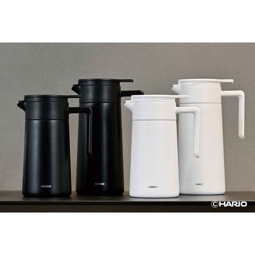 ハリオ ポット 800ml 魔法瓶 保温 ブラック