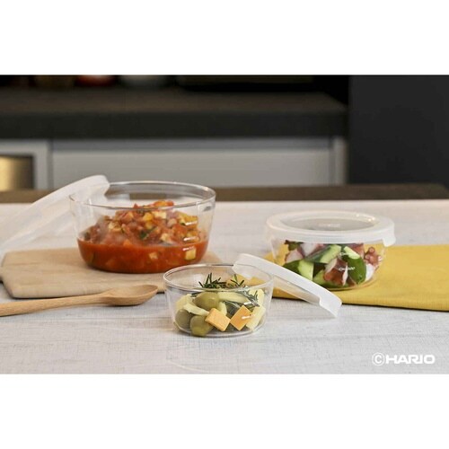 ハリオ 保存容器 600ml 耐熱ガラス製保存容器