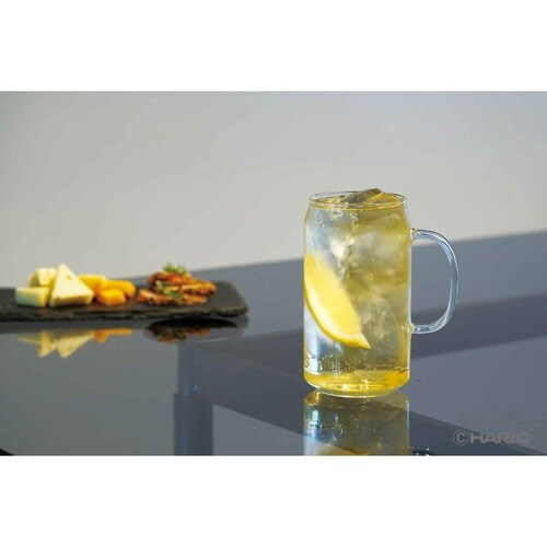 ハリオ グラス 450ml カン型 耐熱ガラス