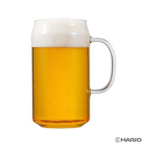 ハリオ グラス 450ml カン型 耐熱ガラス