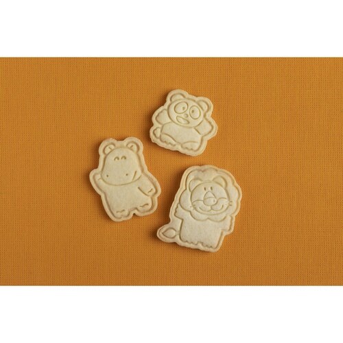 クッキー型 セット らいおん×かば×ぱんだ
