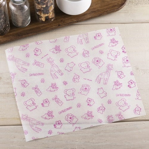 ワックスペーパー たべっ子どうぶつ ピンク