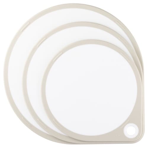 丸いまな板 35cm 耐熱エラストマー ホワイト