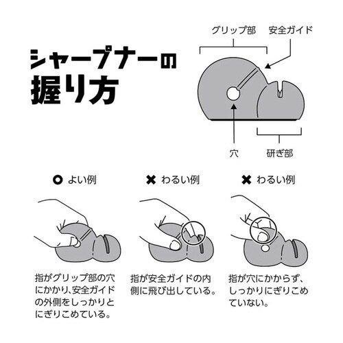 シャープナー 子ども用包丁研ぎ リトルシェフクラブ