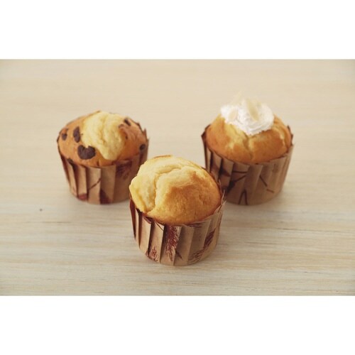 マフィン型 5個入 ラッピング袋付 紙製