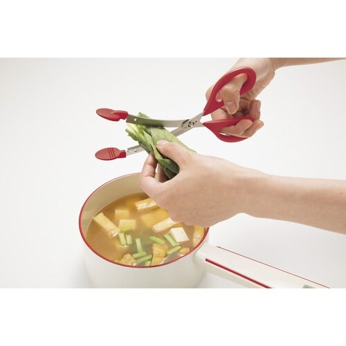 キッチンばさみ トング付き KHS 貝印