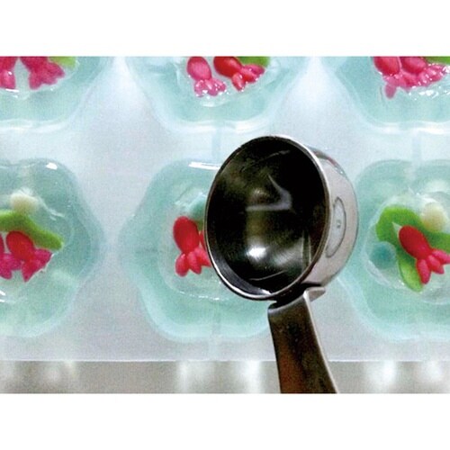 和菓子 型 金魚鉢 金魚 水草 シリコン製 6個取