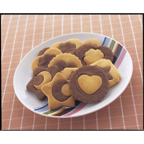 クッキー型 抜き型 2色 セット プラスチック製