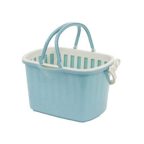 カゴバケツ 10L 角型 バスケット付