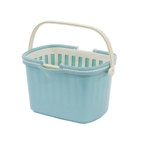 カゴバケツ 10L 角型 バスケット付