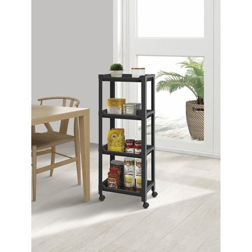 キッチンワゴン コネクトラック ミニ ブラック