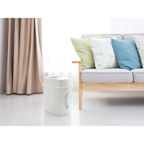 花粉症ゴミ箱 ティッシュケース付き ダストボックス