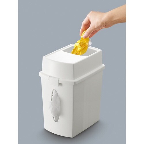 花粉症ゴミ箱 ティッシュケース付き ダストボックス