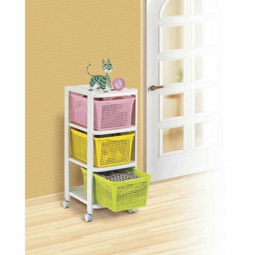 収納ラック 3段 引き出し