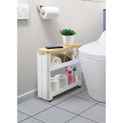 隙間収納 トイレ収納 スリム スマートワゴン