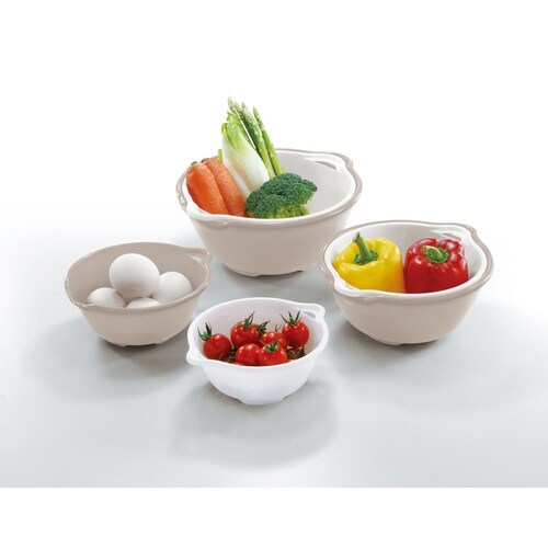 ザル&ボウル6点セット FLAT 日本製 ベージュ