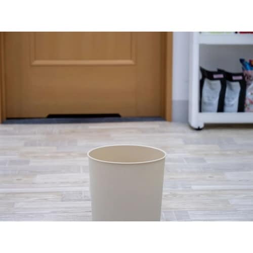ゴミ箱 4.8L クズポイ アイボリー