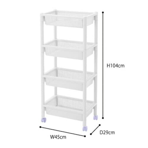 マルチワゴン システムバスケット キャスター付き