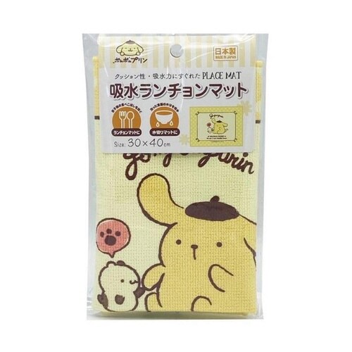 水切りマット 吸水ランチョンマット ポムポムプリン