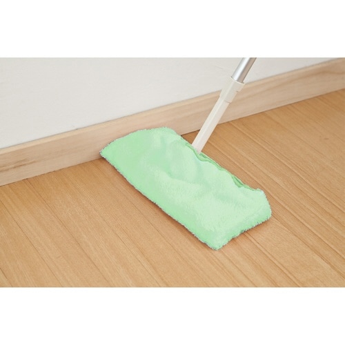 フローリングワイパー 雑巾 水拭き グリーン