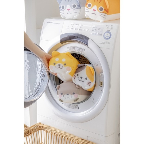 洗濯ネット ぬいぐるみみたいな洗濯ネット カワウソ