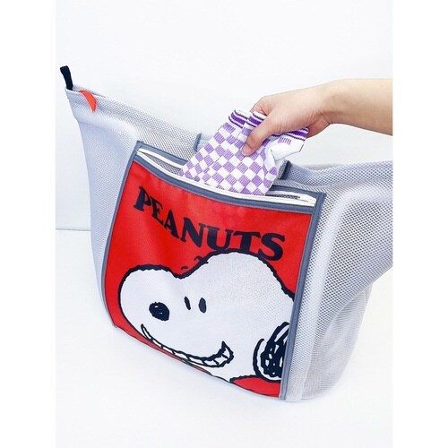 ランドリーバッグ スヌーピー レッド