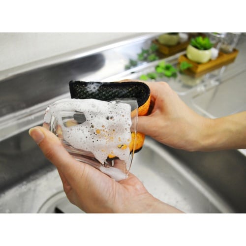 キッチンスポンジ 食器洗い おとぼけネコ