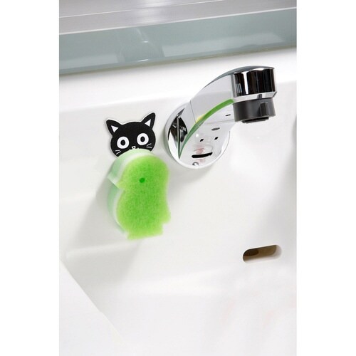 タオル掛け 便利キャッチフック 3個入 ネコ