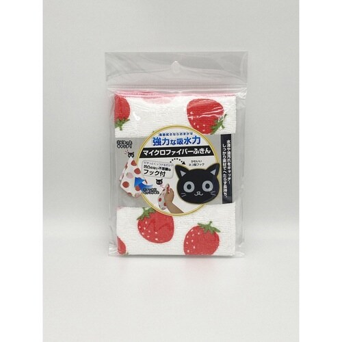 ふきん マイクロファイバーふきん イチゴ