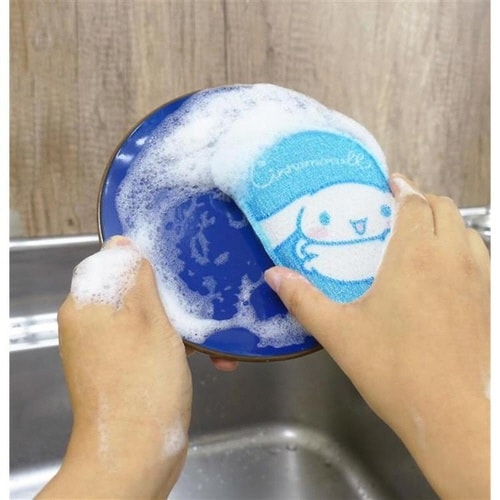 キッチンスポンジ 食器洗い フック付 シナモロール