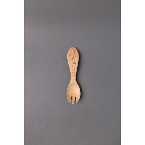 フォーク 12cm 木 キッズフォーク ひこうき