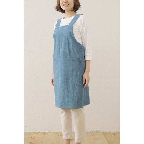 エプロン atelier Nuuit ブルー