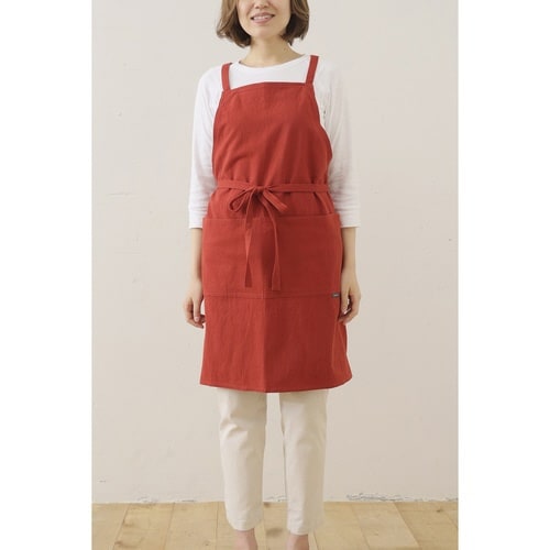 エプロン atelier ブリックレッド