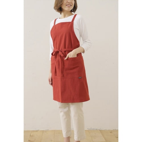 エプロン atelier ブリックレッド