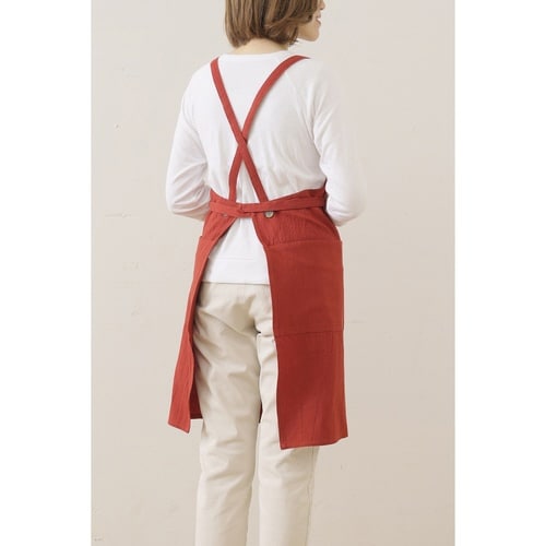 エプロン atelier ブリックレッド