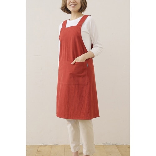 エプロン atelier ブリックレッド