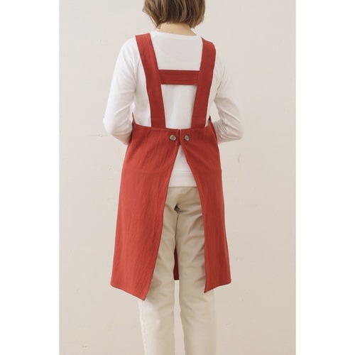 エプロン atelier ブリックレッド