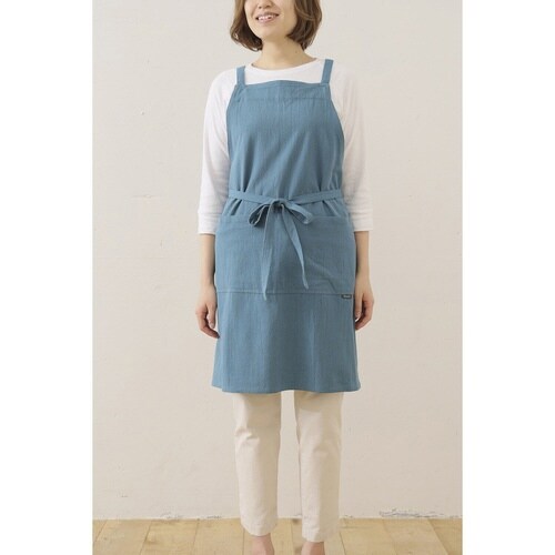 エプロン atelier Nuuit ブルー