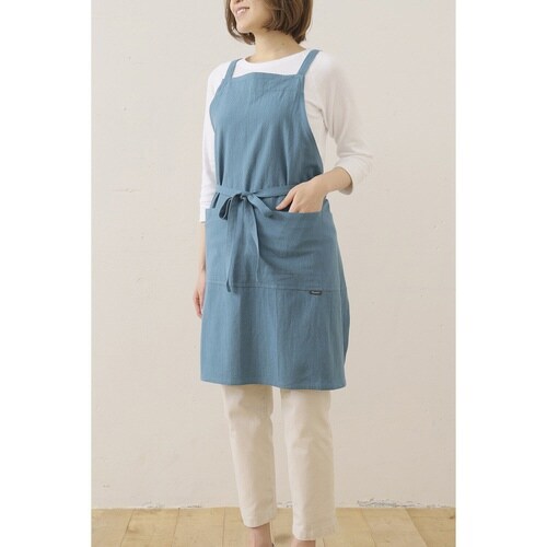 エプロン atelier Nuuit ブルー