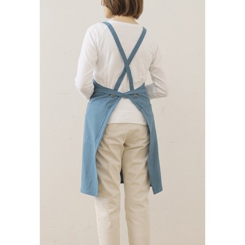 エプロン atelier Nuuit ブルー