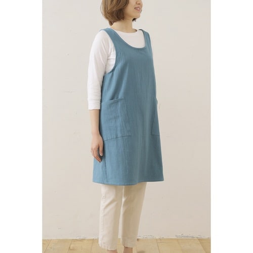 エプロン atelier Nuuit ブルー