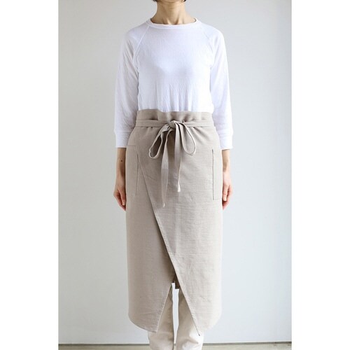 エプロン atelier Nuuit ライトグレー