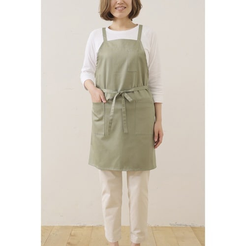 エプロン atelier ライトオリーブ
