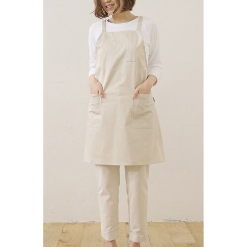 エプロン atelier Nuuit ベージュ