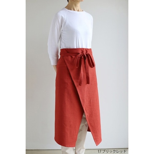 エプロン atelier ブリックレッド