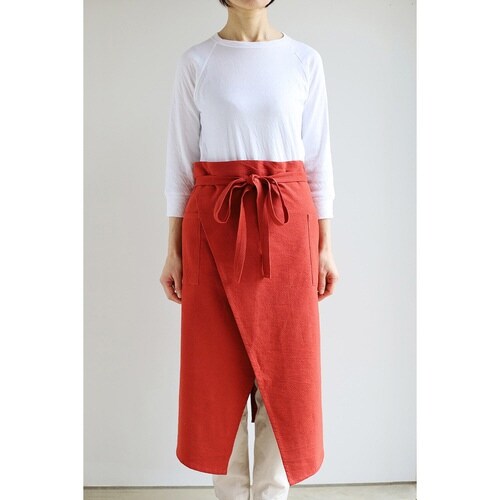 エプロン atelier ブリックレッド