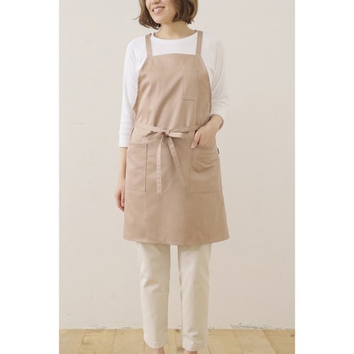 エプロン atelier Nuuit グレーピンク