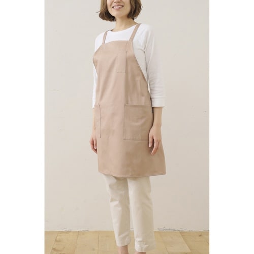 エプロン atelier Nuuit グレーピンク