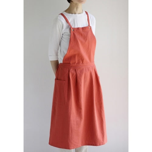 エプロン atelier ディープオレンジ