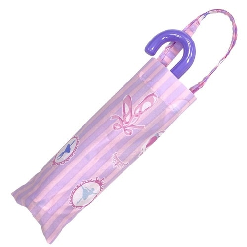 傘 折りたたみ BALLERINA 子供用 ピンク